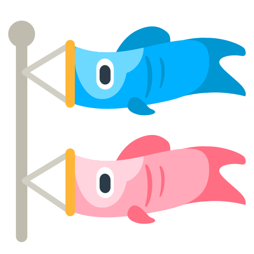 Carp Streamer as drawn by Mozilla in Firefox OS 2.5