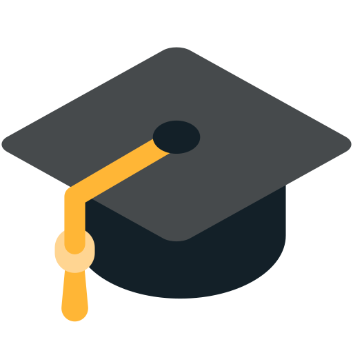 Graduation Cap as drawn by Mozilla in Firefox OS 2.5