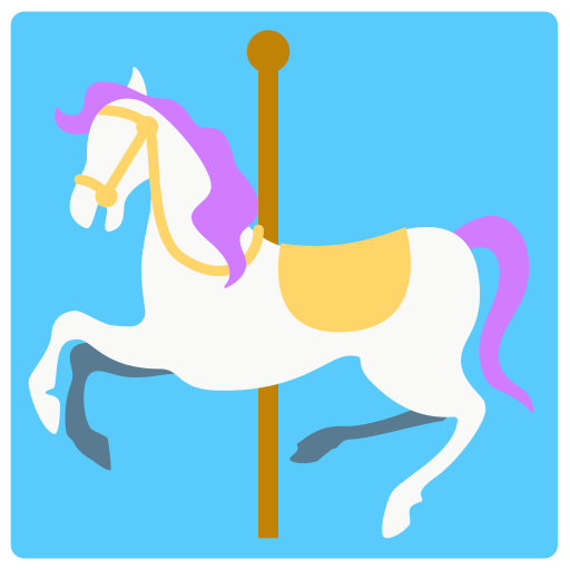 carousel horse as rendered by Mozilla