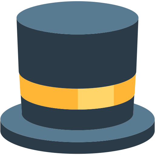 Top Hat as drawn by Mozilla in Firefox OS 2.5
