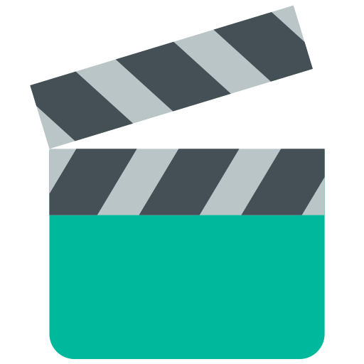 Clapper Board as drawn by Mozilla in Firefox OS 2.5