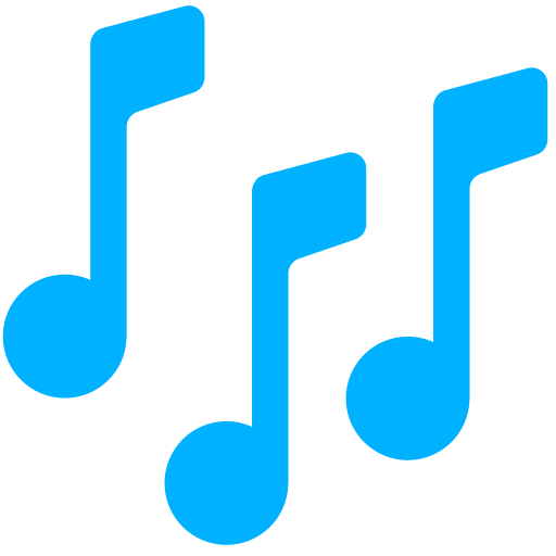Musical Notes as drawn by Mozilla in Firefox OS 2.5