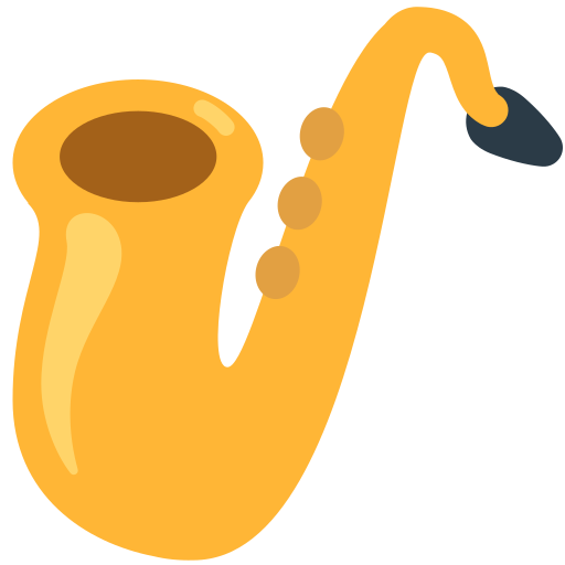 Saxophone as drawn by Mozilla in Firefox OS 2.5