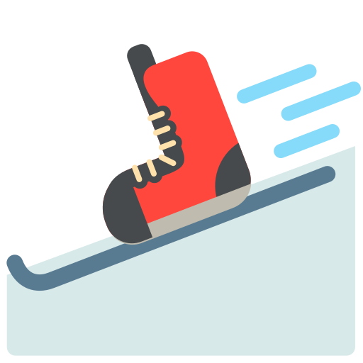Skis as drawn by Mozilla in Firefox OS 2.5