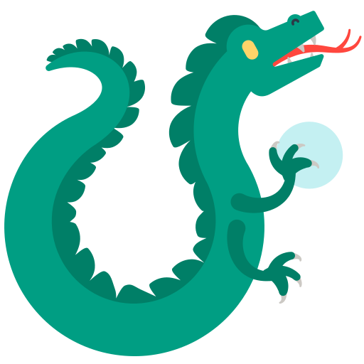 Dragon as drawn by Mozilla in Firefox OS 2.5