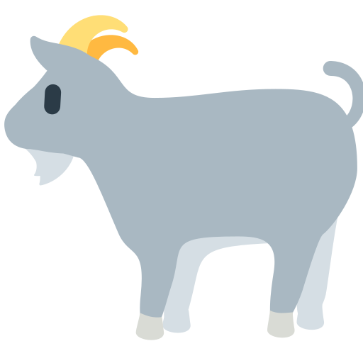 goat as rendered by Mozilla