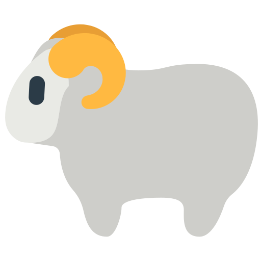 Ewe as drawn by Mozilla in Firefox OS 2.5