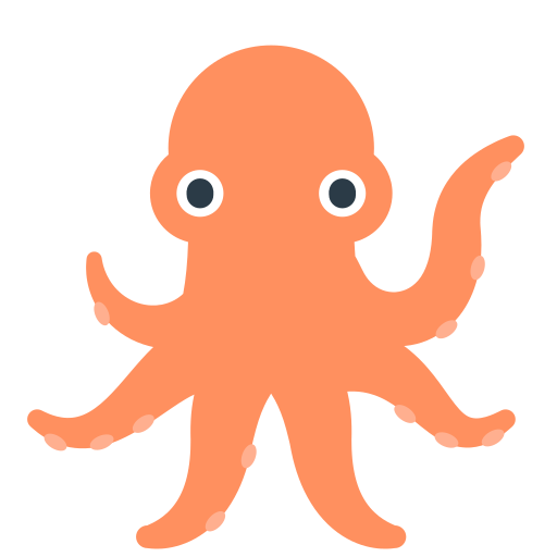 Octopus as drawn by Mozilla in Firefox OS 2.5