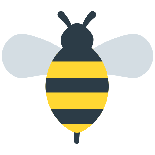 Honeybee as drawn by Mozilla in Firefox OS 2.5