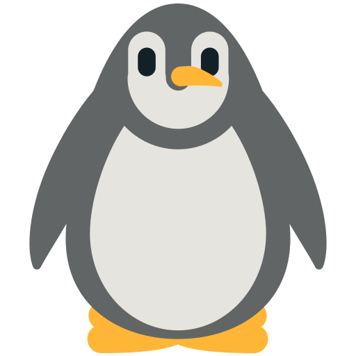 Penguin as drawn by Mozilla in Firefox OS 2.5