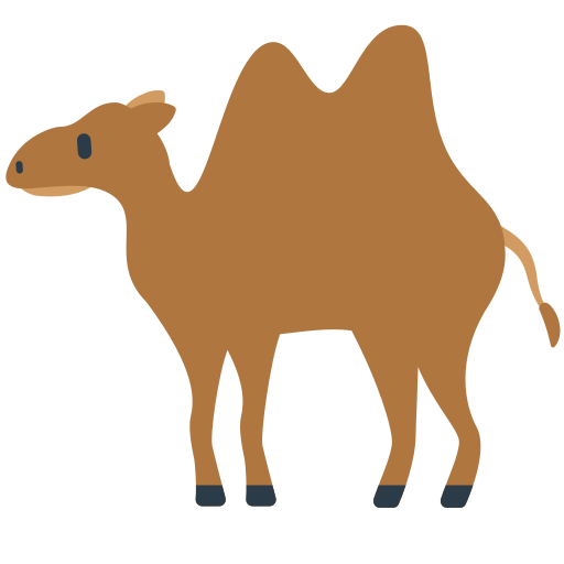 Two-Hump Camel as drawn by Mozilla in Firefox OS 2.5