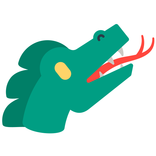 Dragon Face as drawn by Mozilla in Firefox OS 2.5