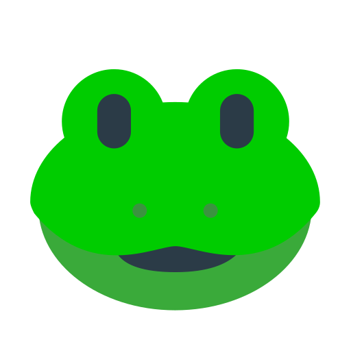 Frog as drawn by Mozilla in Firefox OS 2.5