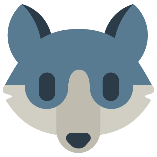 Wolf as drawn by Mozilla in Firefox OS 2.5