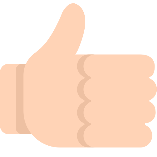Thumbs up as drawn by Mozilla in Firefox OS 2.5