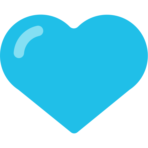 Cuore Blu as drawn by Mozilla in Firefox OS 2.5
