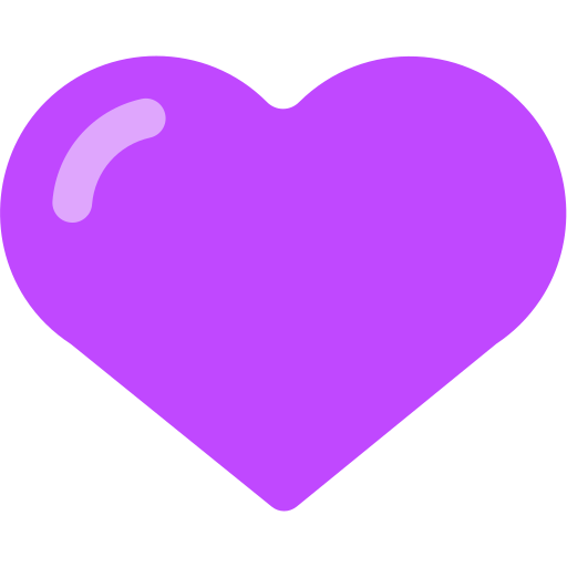 紫心 as drawn by Mozilla in Firefox OS 2.5
