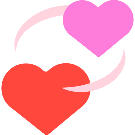 Revolving Hearts as drawn by Mozilla in Firefox OS 2.5
