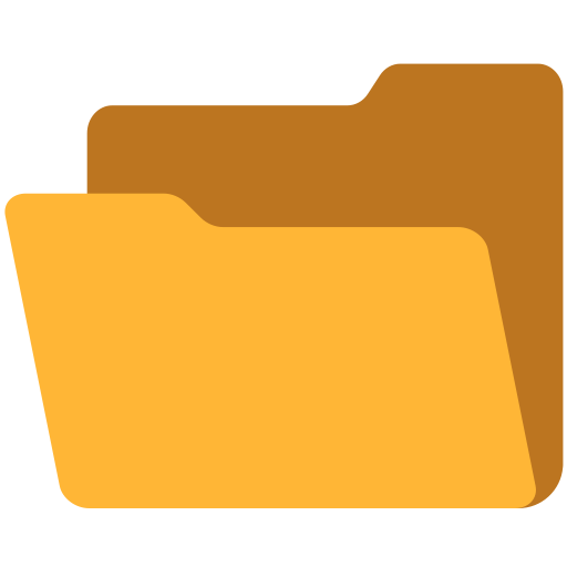 打开的文件夹 as drawn by Mozilla in Firefox OS 2.5