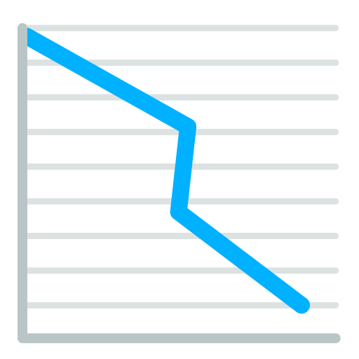 grafico con andamento negativo as rendered by Mozilla
