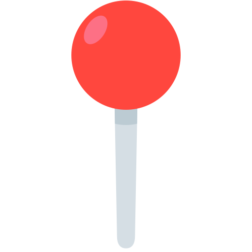 Round Pushpin as drawn by Mozilla in Firefox OS 2.5