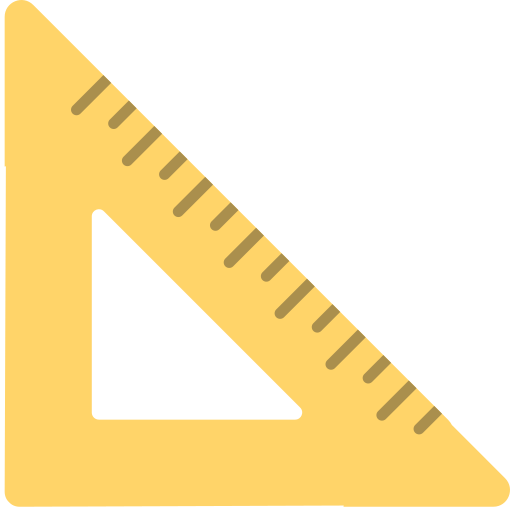 triangular ruler as rendered by Mozilla