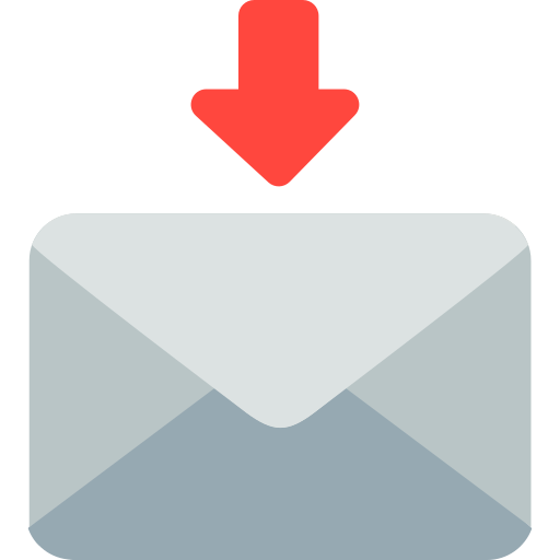 Envelope with Arrow as drawn by Mozilla in Firefox OS 2.5