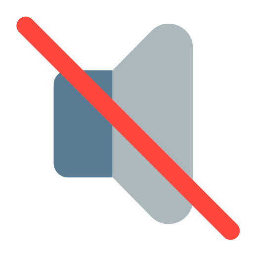 Muted Speaker as drawn by Mozilla in Firefox OS 2.5