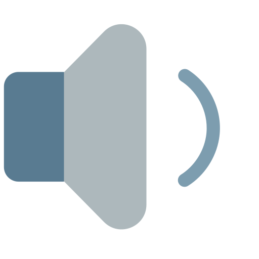 Speaker Medium Volume as drawn by Mozilla in Firefox OS 2.5