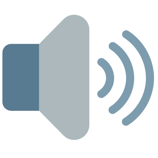 speaker high volume as rendered by Mozilla