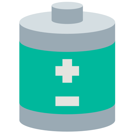Battery as drawn by Mozilla in Firefox OS 2.5