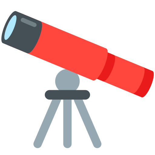 Telescope as drawn by Mozilla in Firefox OS 2.5