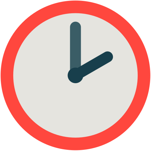 two o’clock as rendered by Mozilla