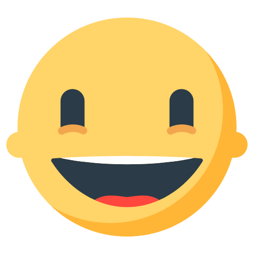grinning face as rendered by Mozilla