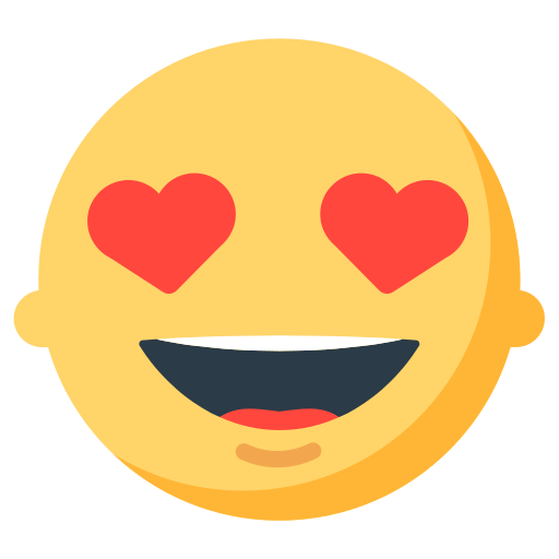 Smiling Face with Heart-Eyes, the design in this release