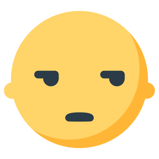 faccina contrariata as rendered by Mozilla