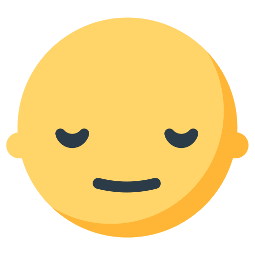 Visage Pensif as drawn by Mozilla in Firefox OS 2.5