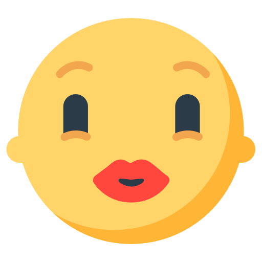 faccina che bacia as rendered by Mozilla
