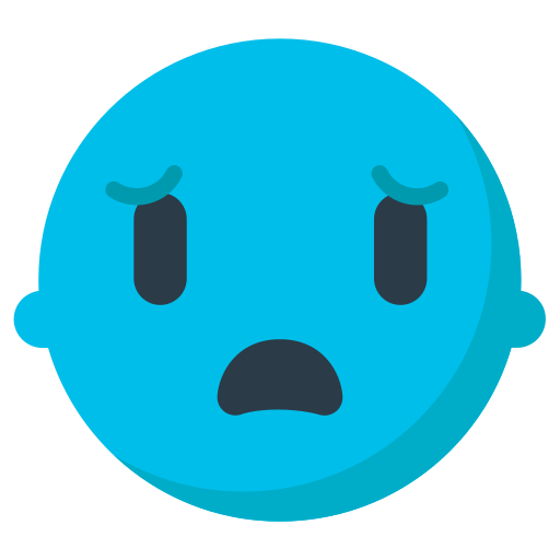 anguished face as rendered by Mozilla