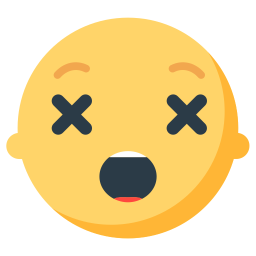 Astonished Face as drawn by Mozilla in Firefox OS 2.5