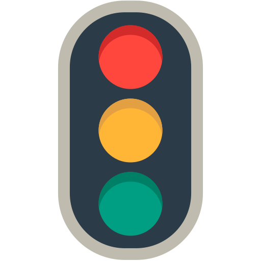 vertical traffic light as rendered by Mozilla