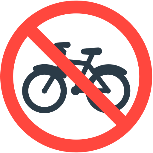 No Bicycles as drawn by Mozilla in Firefox OS 2.5