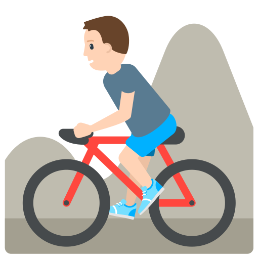 Person Biking as drawn by Mozilla in Firefox OS 2.5