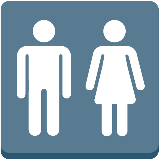 restroom as rendered by Mozilla