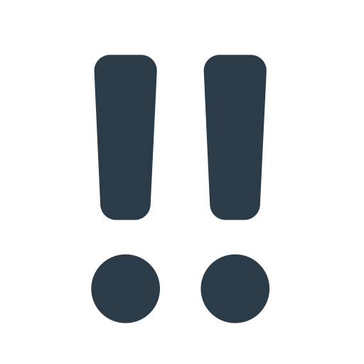 double exclamation mark as rendered by Mozilla