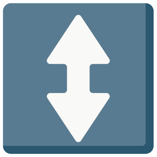 Up-Down Arrow as drawn by Mozilla in Firefox OS 2.5