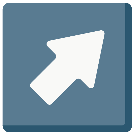 Up-Right Arrow as drawn by Mozilla in Firefox OS 2.5