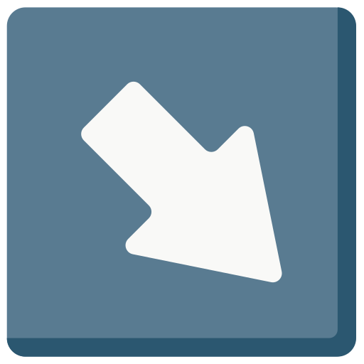 Down-Right Arrow as drawn by Mozilla in Firefox OS 2.5