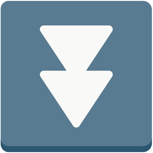 Fast Down Button as drawn by Mozilla in Firefox OS 2.5