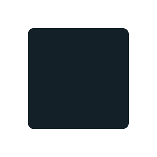 Black Medium-Small Square as drawn by Mozilla in Firefox OS 2.5